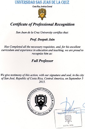 2015 Post Doctorate (Full Professor)